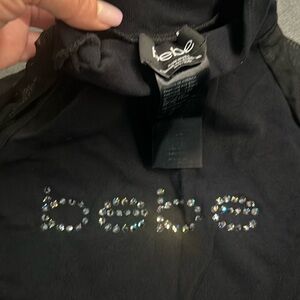 Bebe black long dress